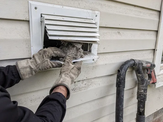 Dryer Exhaust Vent Cleaning in Stanton