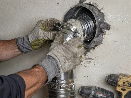 Dryer Vent Hose Installation in Stanton
