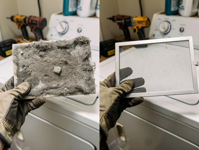 Professional lint trap cleaning by Stanton Dryer Vent Cleaning in Stanton