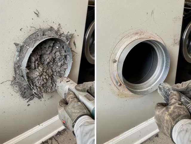 Professional clogged vent cleaning by Stanton Dryer Vent Cleaning in Stanton